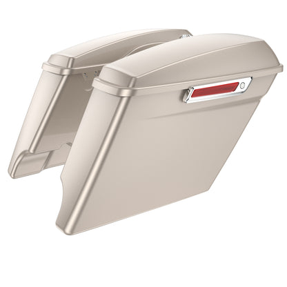 3.93'' STRETCHED SADDLEBAG BOTTOMS WITH LIDS FOR 2014+ TOURING