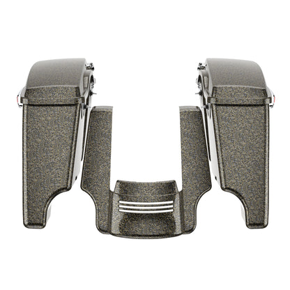 STRETCHED SADDLEBAG BOTTOMS WITH LIDS & STRETCHED REAR FENDER EXTENSION FOR 2014+ TOURING