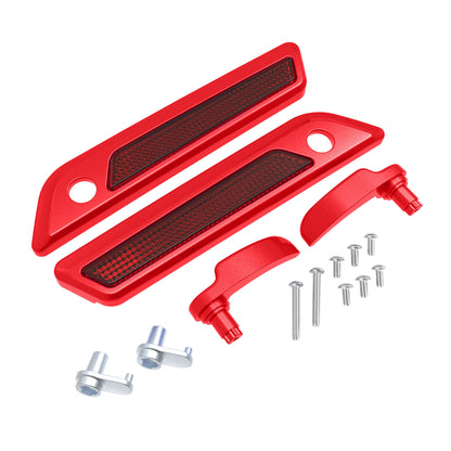 SADDLEBAG LID LEVER & LATCH COVER SET KIT FOR 2014+ HARLEY TOURING