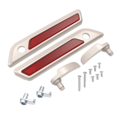 SADDLEBAG LID LEVER & LATCH COVER SET KIT FOR 2014+ HARLEY TOURING