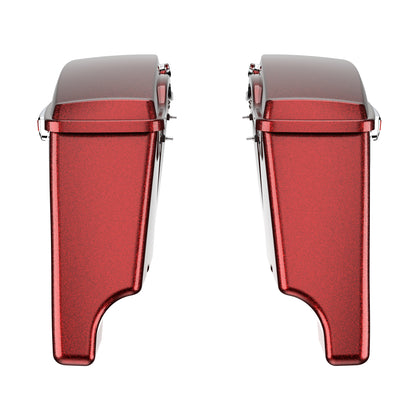 3.93'' STRETCHED SADDLEBAG BOTTOMS WITH LIDS FOR 2014+ TOURING