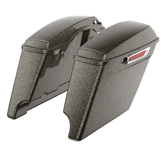 3.93'' STRETCHED SADDLEBAG BOTTOMS WITH LIDS FOR 2014+ TOURING