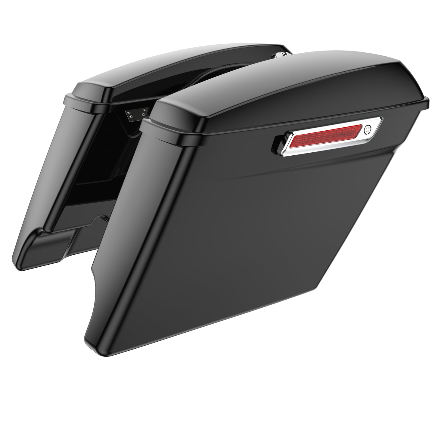 3.93'' STRETCHED SADDLEBAG BOTTOMS WITH LIDS FOR 2014+ TOURING