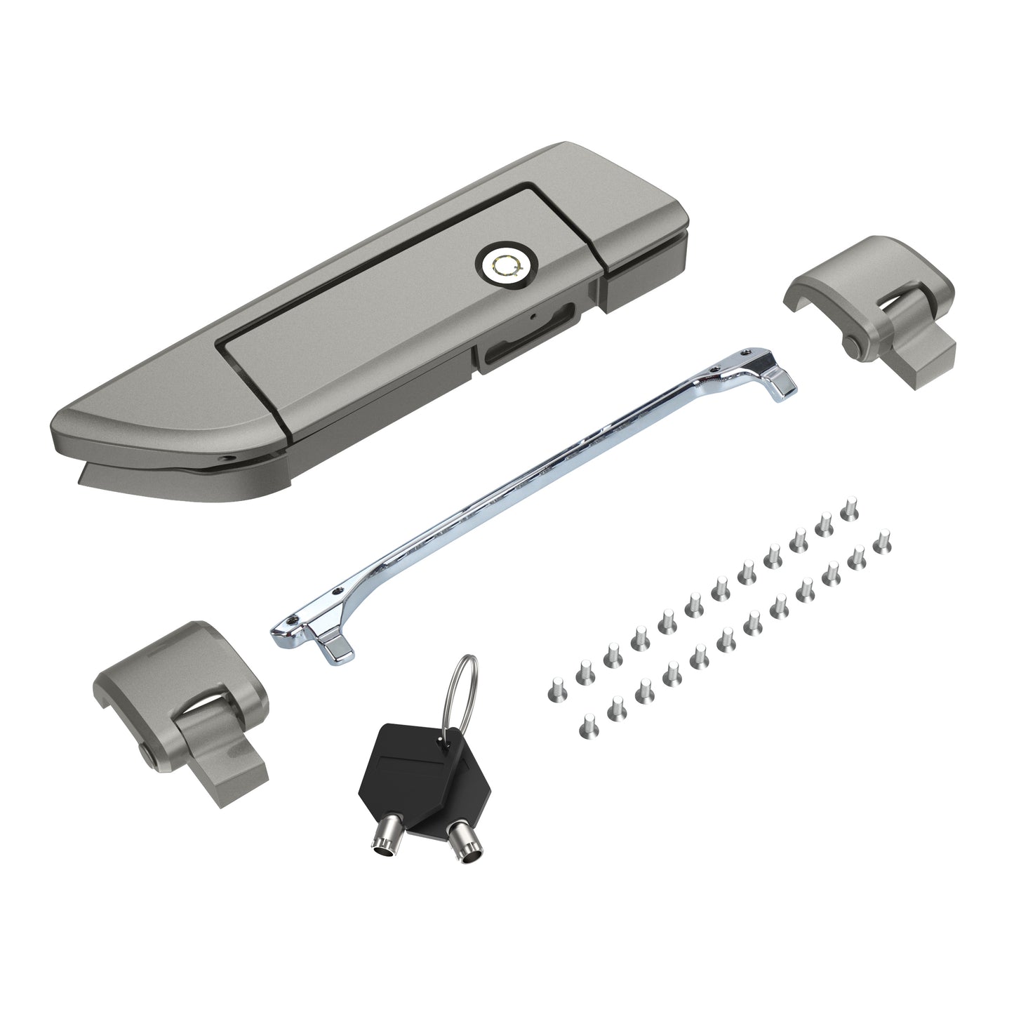 Tour Trunk Pack Latches and Hinges:Kit for Mats Csrewy Razor, Chopped, and King Tour Trunk Packs