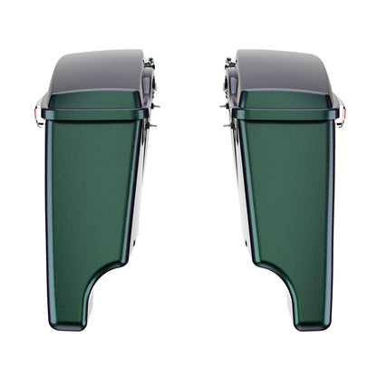 3.93'' STRETCHED SADDLEBAG BOTTOMS WITH LIDS FOR 2014+ TOURING