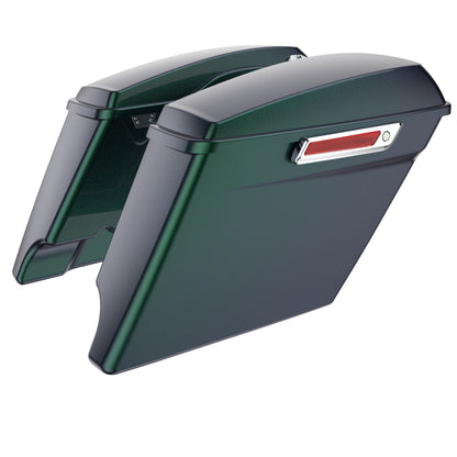 3.93'' STRETCHED SADDLEBAG BOTTOMS WITH LIDS FOR 2014+ TOURING