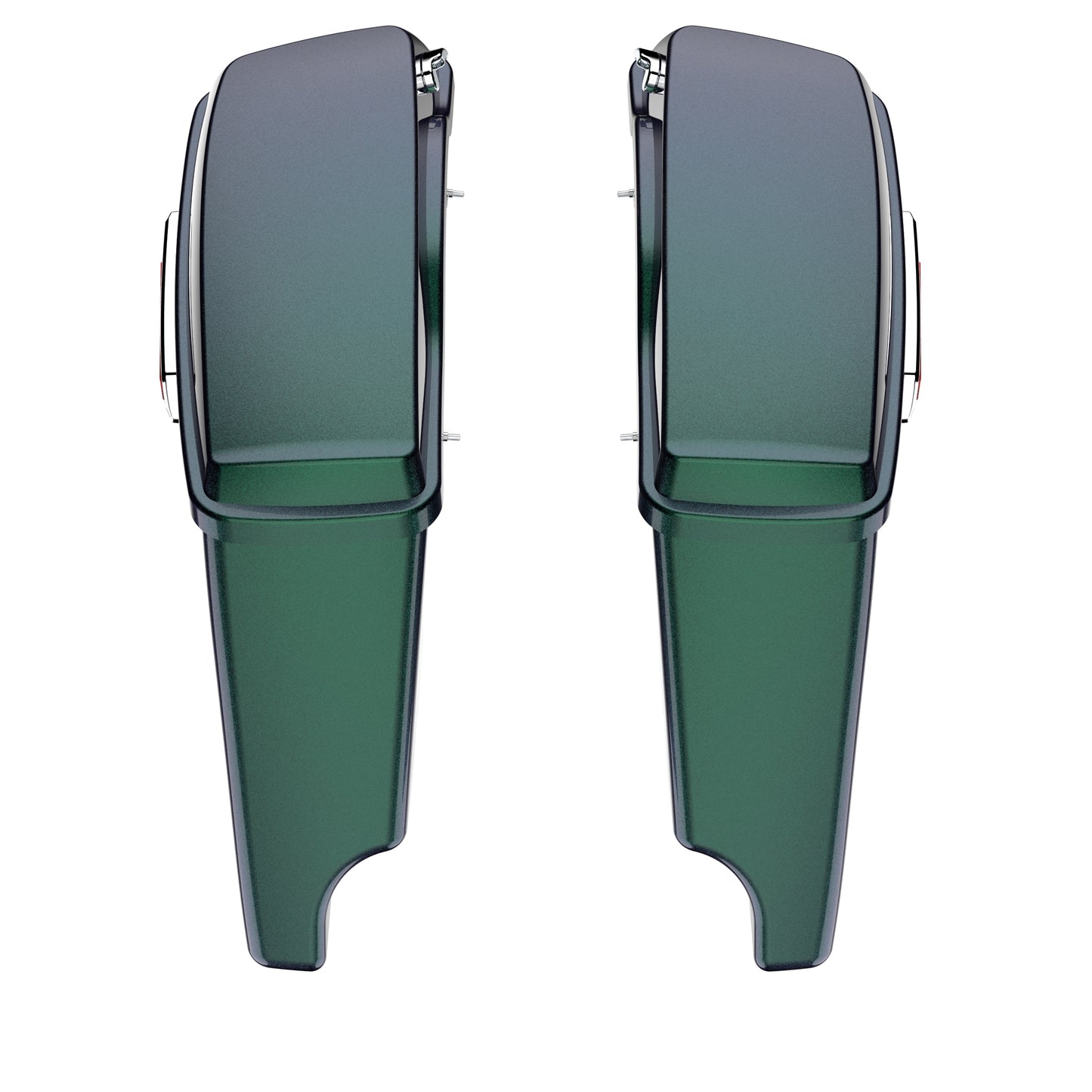 3.93'' STRETCHED SADDLEBAG BOTTOMS WITH LIDS FOR 2014+ TOURING