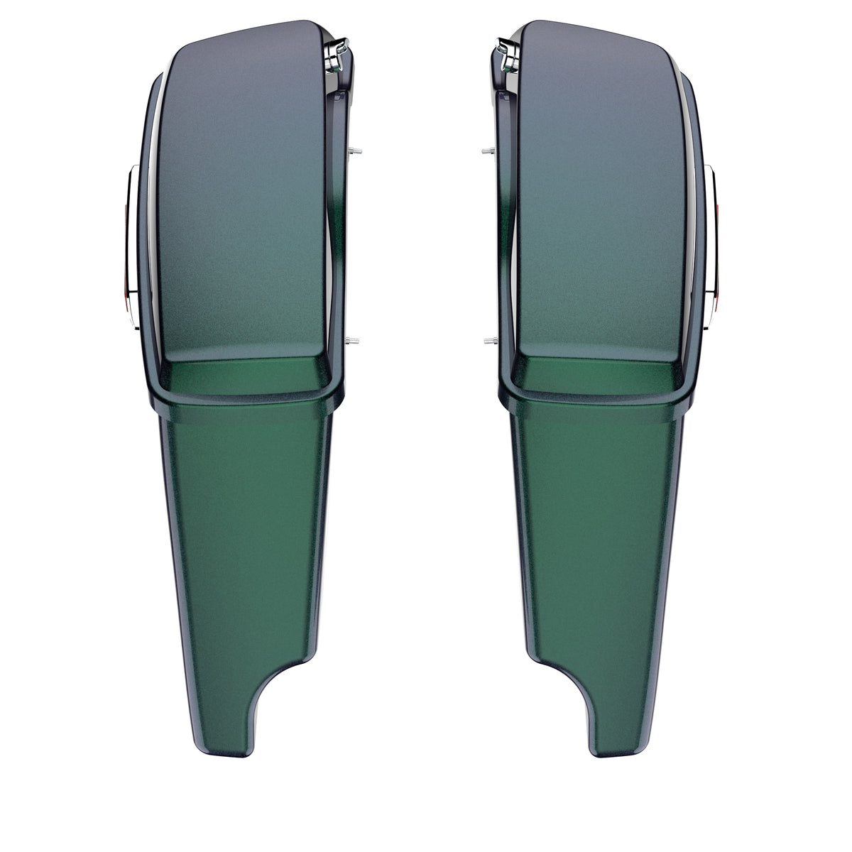 3.93" Stretched Saddlebag Bottoms with Lids - Fit for Harley Touring (2014+)