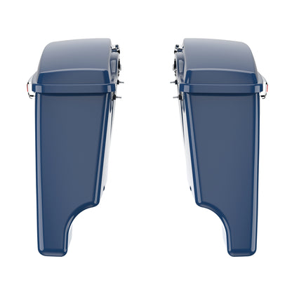 3.93'' STRETCHED SADDLEBAG BOTTOMS WITH LIDS FOR 2014+ TOURING