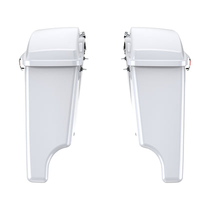 3.93'' STRETCHED SADDLEBAG BOTTOMS WITH LIDS FOR 2014+ TOURING