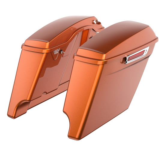 3.93'' STRETCHED SADDLEBAG BOTTOMS WITH LIDS FOR 2014+ TOURING
