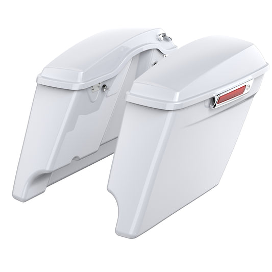3.93'' STRETCHED SADDLEBAG BOTTOMS WITH LIDS FOR 2014+ TOURING