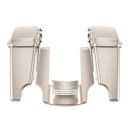 STRETCHED SADDLEBAG BOTTOMS WITH LIDS & STRETCHED REAR FENDER EXTENSION FOR 2014+ TOURING