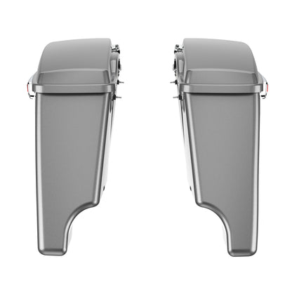 3.93'' STRETCHED SADDLEBAG BOTTOMS WITH LIDS FOR 2014+ TOURING