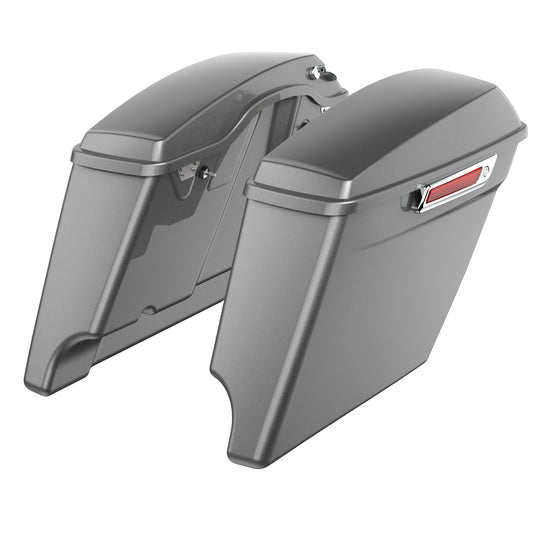 3.93'' STRETCHED SADDLEBAG BOTTOMS WITH LIDS FOR 2014+ TOURING