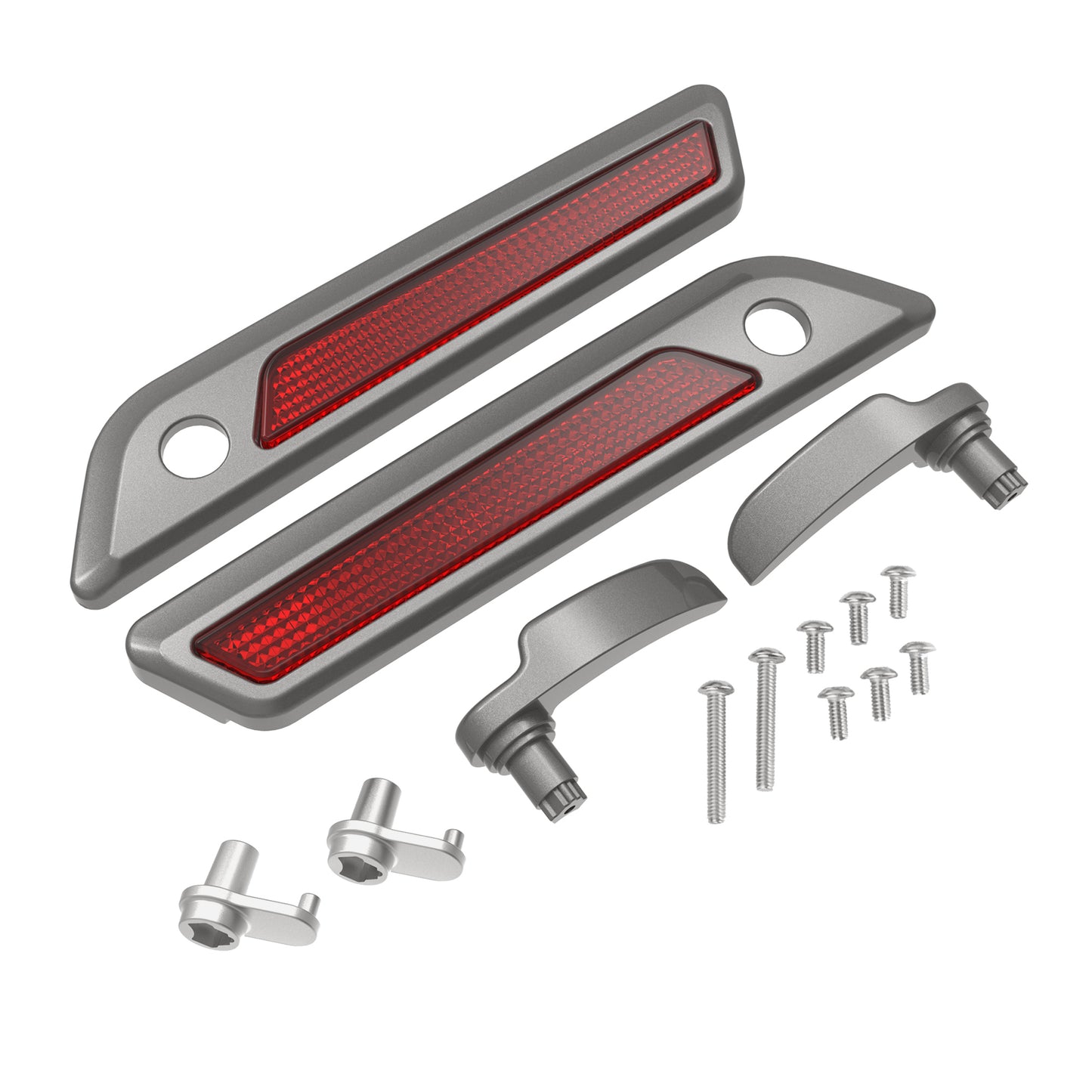SADDLEBAG LID LEVER & LATCH COVER SET KIT FOR 2014+ HARLEY TOURING