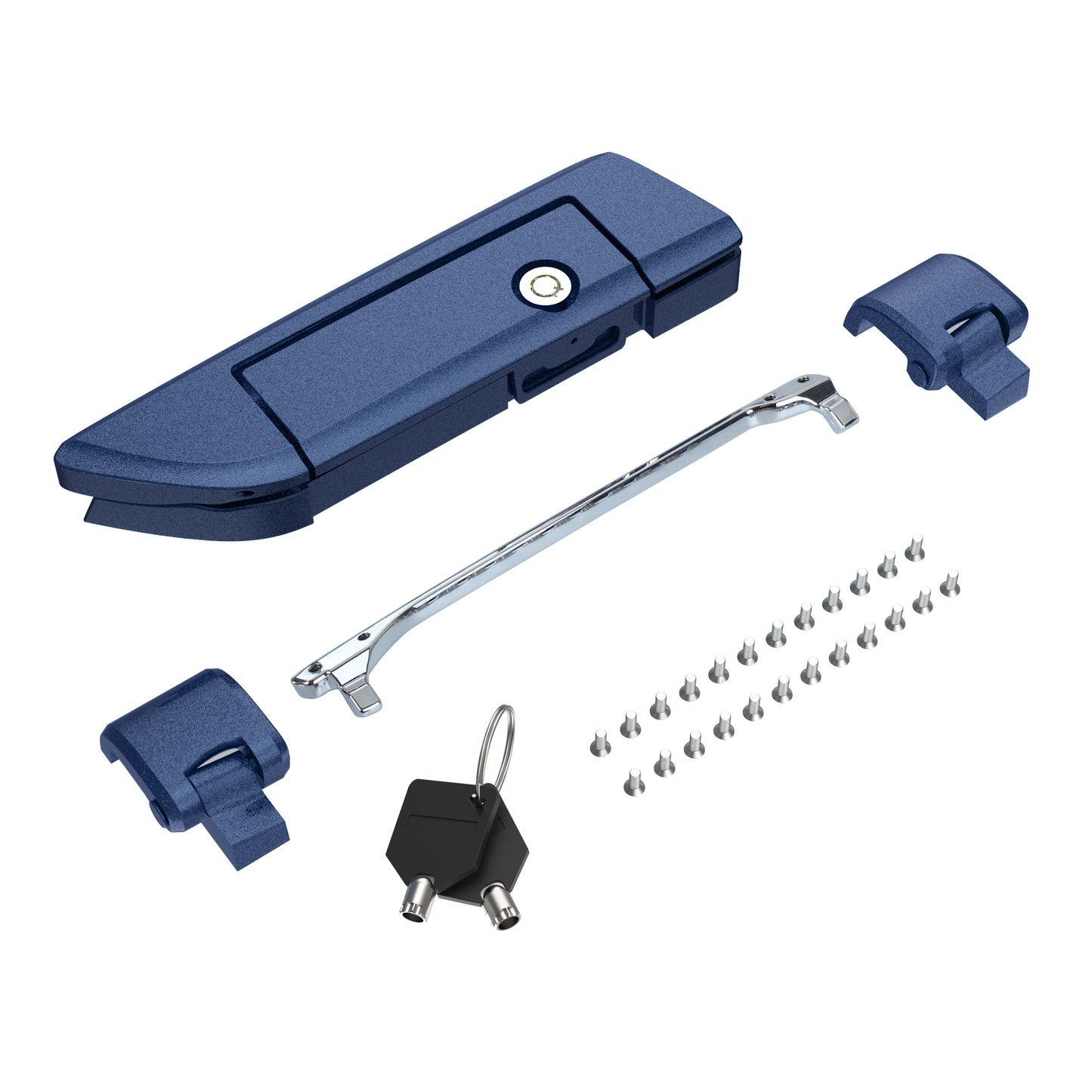 Tour Trunk Pack Latches and Hinges:Kit for Mats Csrewy Razor, Chopped, and King Tour Trunk Packs