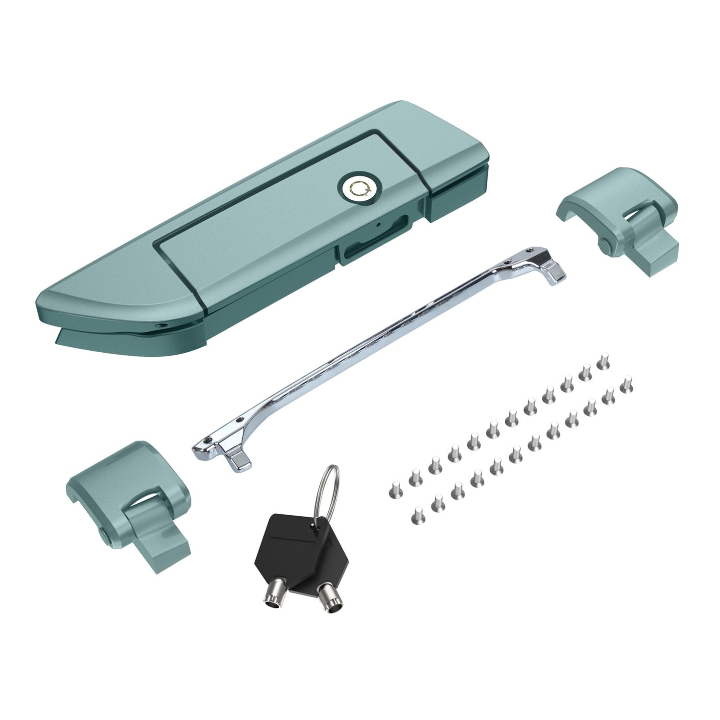 Tour Trunk Pack Latches and Hinges:Kit for Mats Csrewy Razor, Chopped, and King Tour Trunk Packs