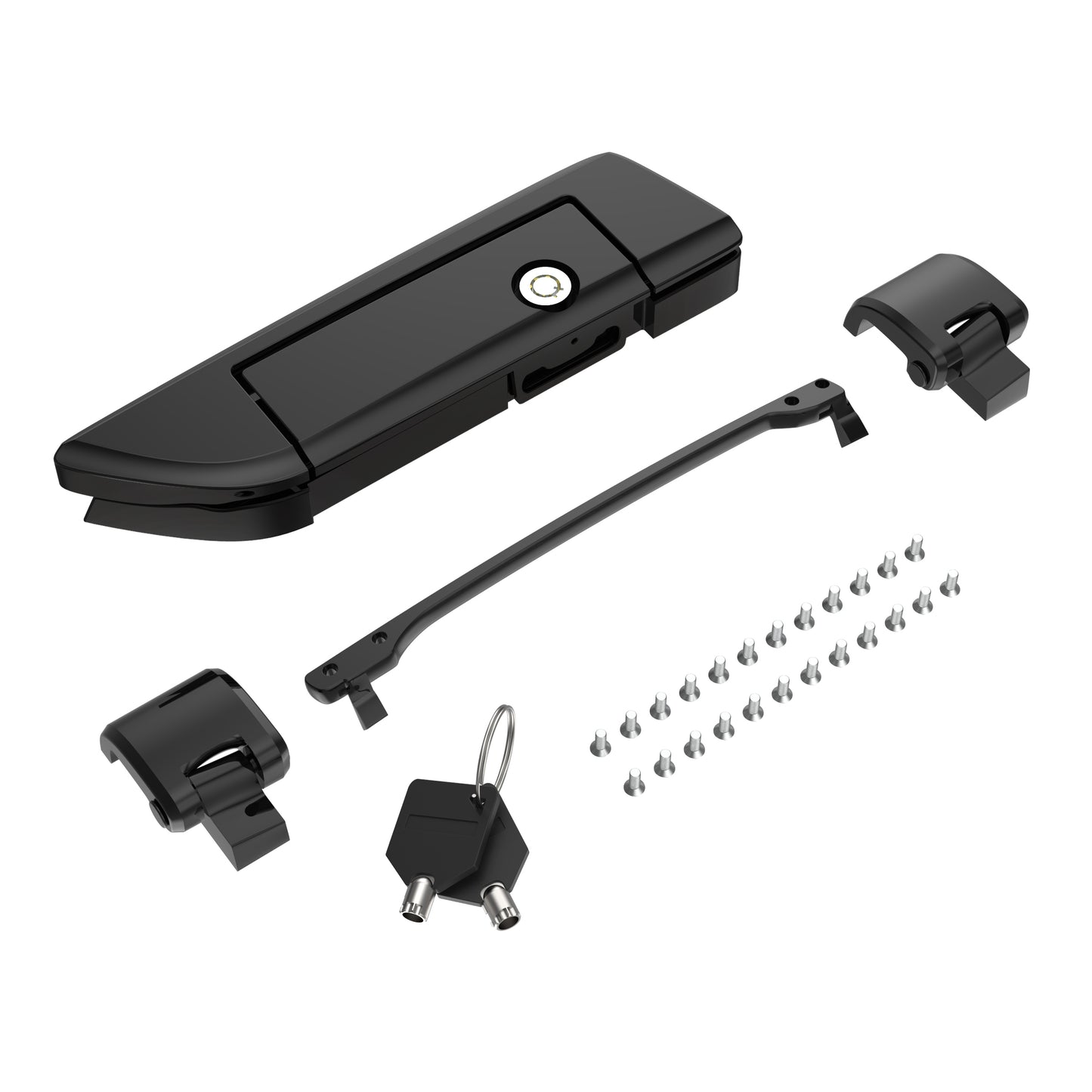 Tour Trunk Pack Latches and Hinges:Kit for Mats Csrewy Razor, Chopped, and King Tour Trunk Packs