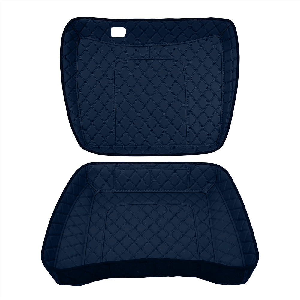 Tour Trunk Pack Liners Fit 2014-2023 Models Diamond Grid PU Leather Shockproof Inner Lining