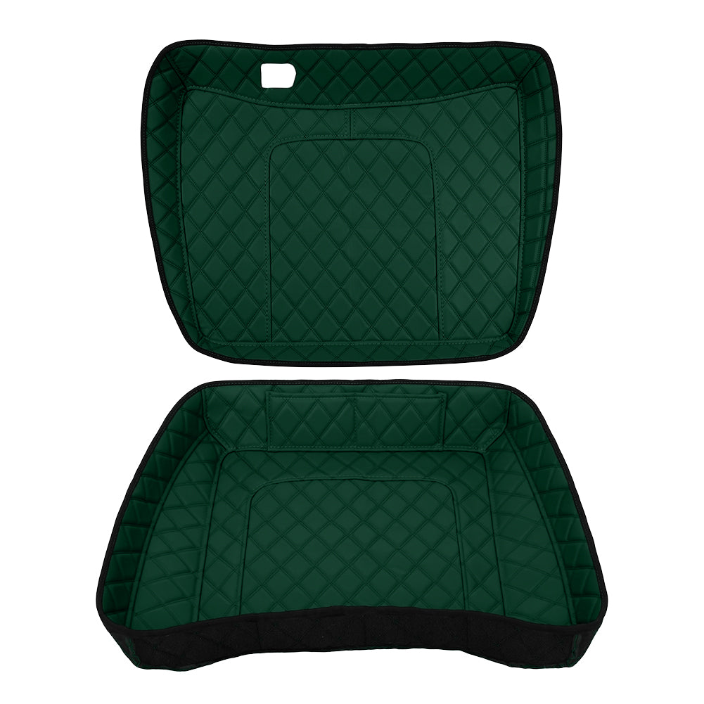 Tour Trunk Pack Liners Fit 2014-2023 Models Diamond Grid PU Leather Shockproof Inner Lining