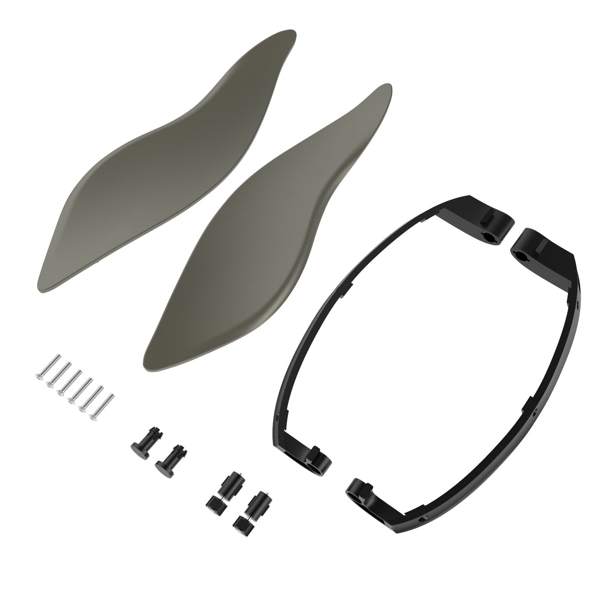 Mats-CsrewyAdjustable Fairing Air Deflectors - Fit for Harley Batwing (2014-2023)ZT028-Industrial Gray DenimAdjustable Fairing Air Deflectors - Fit for Harley Batwing (2014-2023)