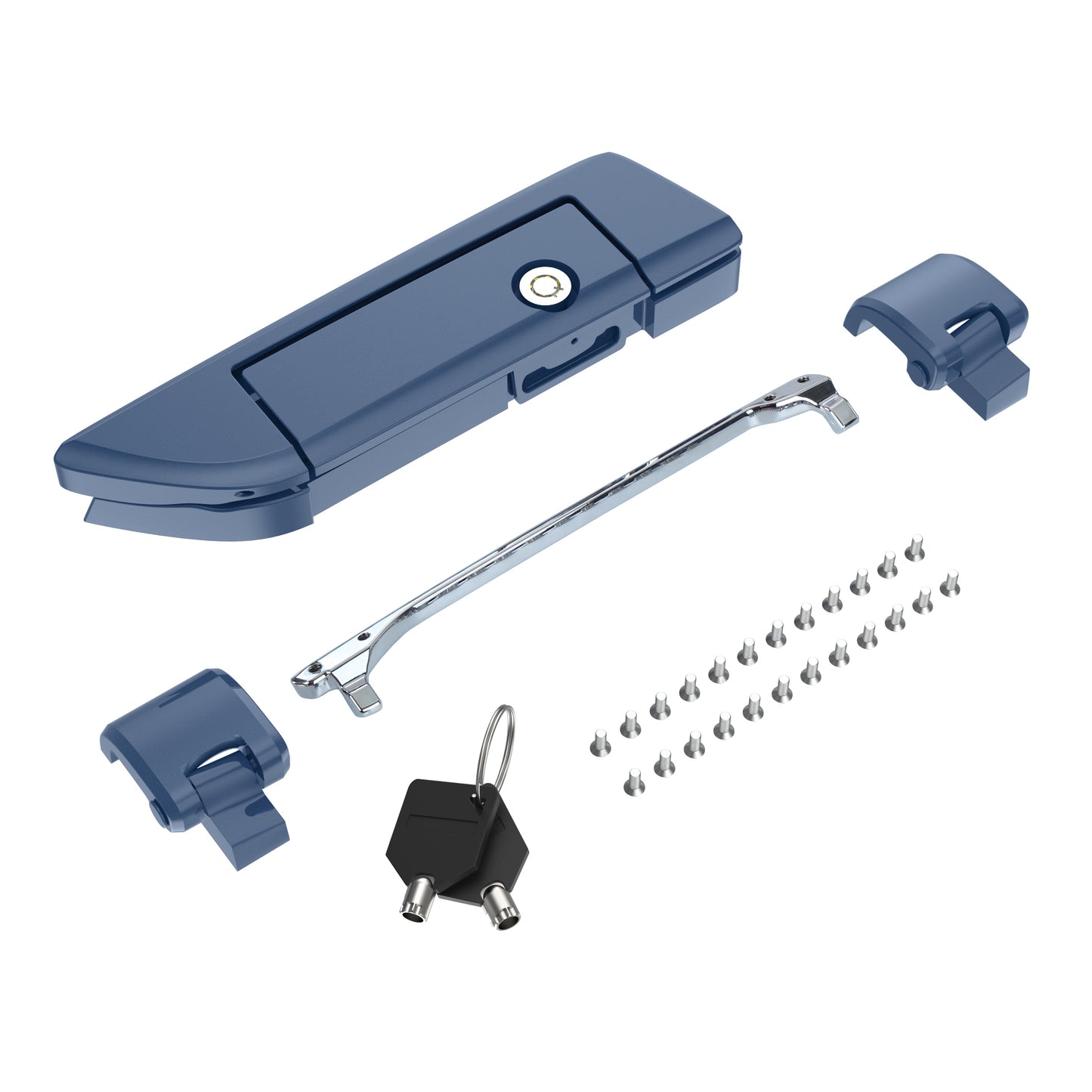 Tour Trunk Pack Latches and Hinges:Kit for Mats Csrewy Razor, Chopped, and King Tour Trunk Packs