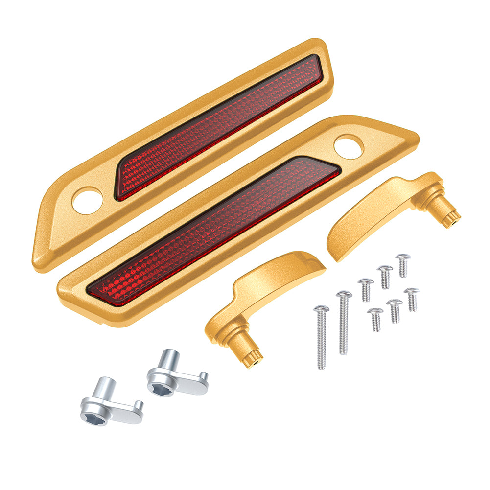 SADDLEBAG LID LEVER & LATCH COVER SET KIT FOR 2014+ HARLEY TOURING