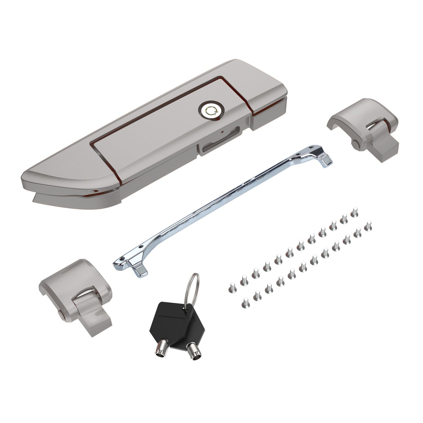 Tour Trunk Pack Latches and Hinges:Kit for Mats Csrewy Razor, Chopped, and King Tour Trunk Packs