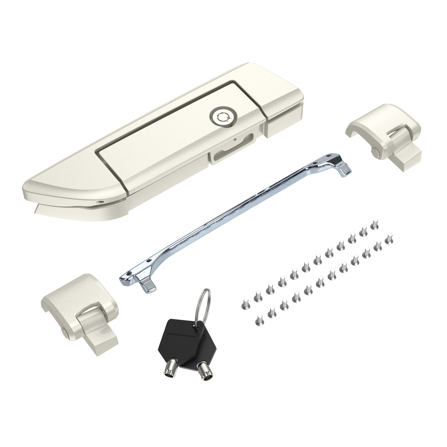 Tour Trunk Pack Latches and Hinges:Kit for Mats Csrewy Razor, Chopped, and King Tour Trunk Packs