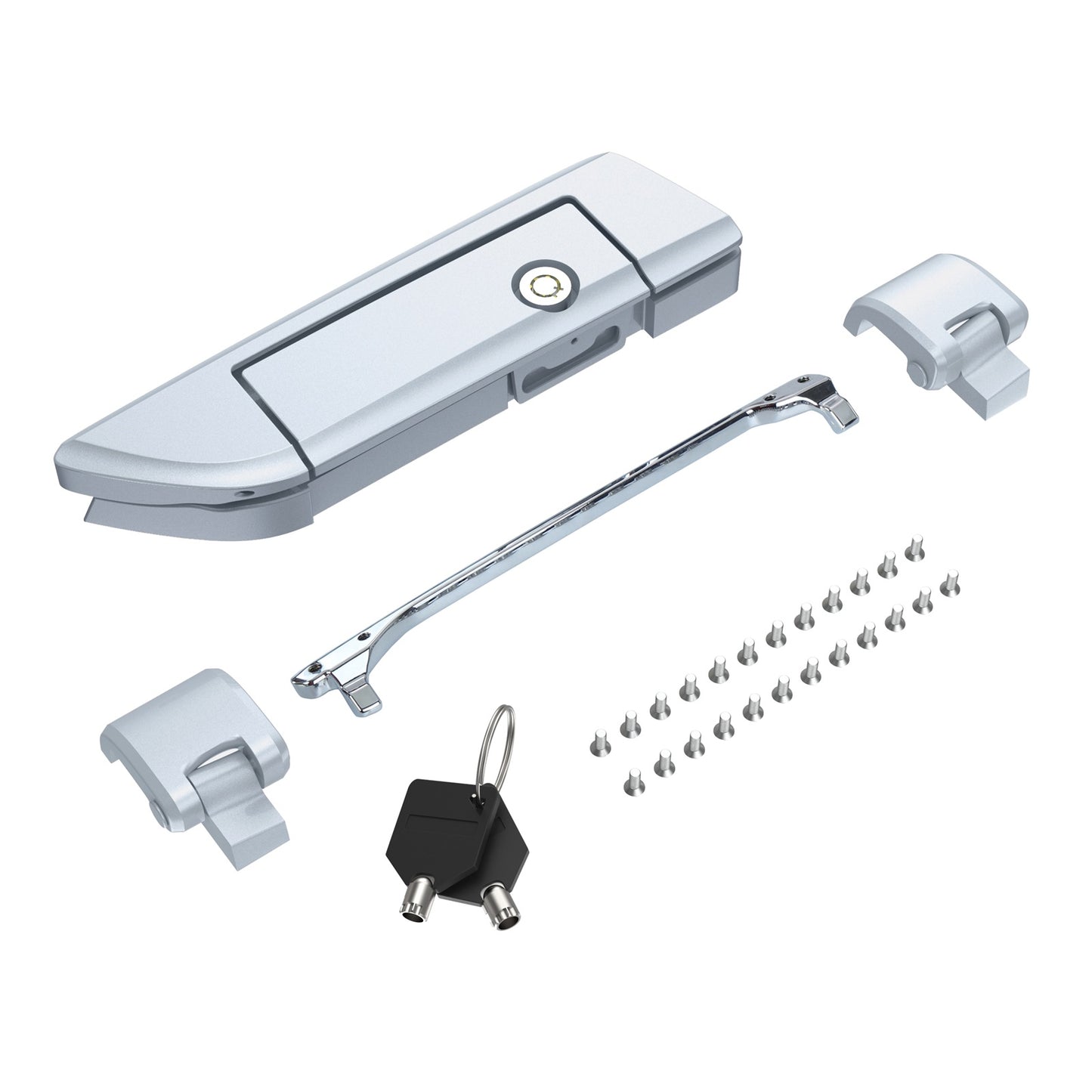 Tour Trunk Pack Latches and Hinges:Kit for Mats Csrewy Razor, Chopped, and King Tour Trunk Packs