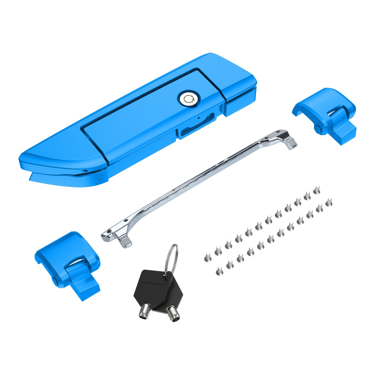 Tour Trunk Pack Latches and Hinges:Kit for Mats Csrewy Razor, Chopped, and King Tour Trunk Packs
