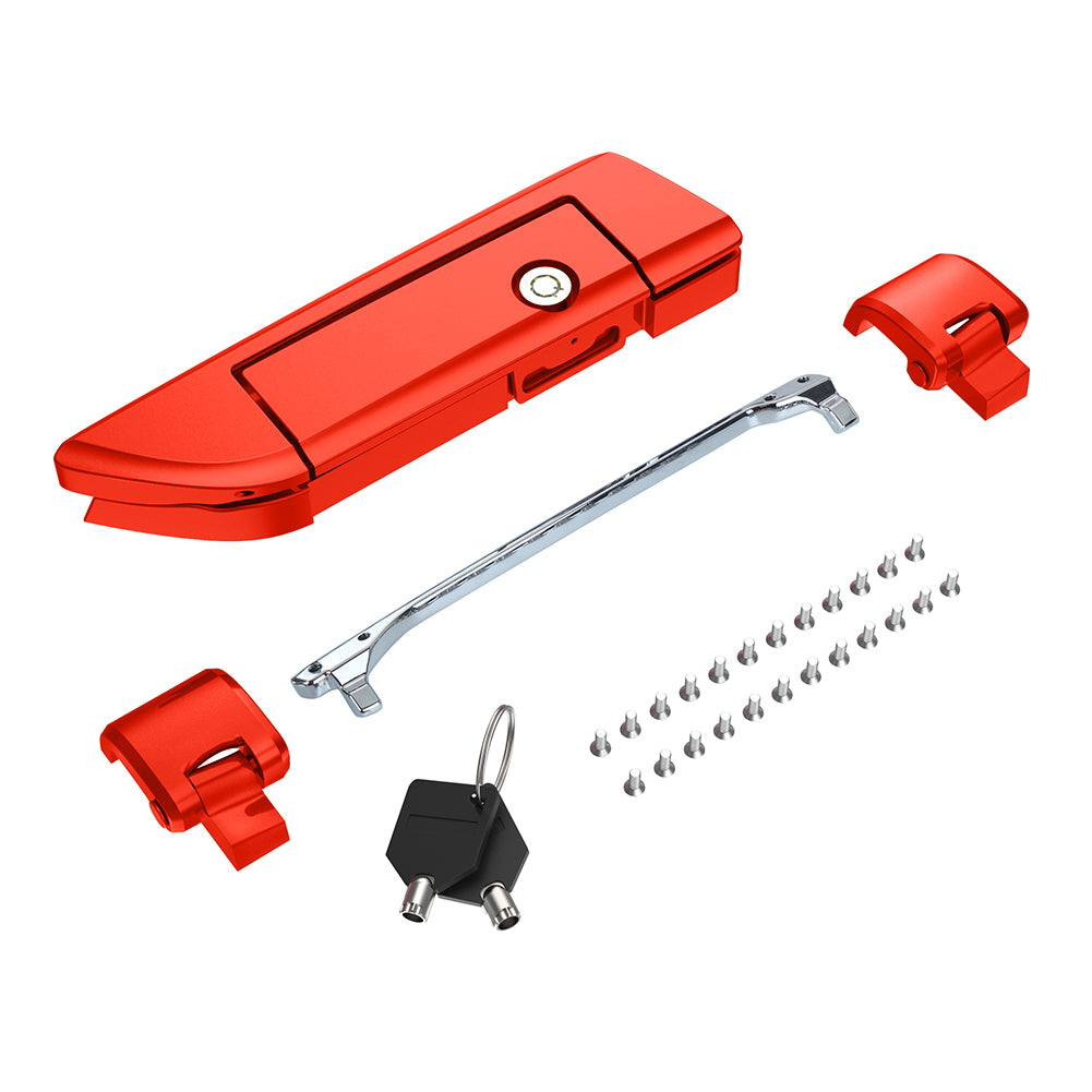 Color-Matched Tour Trunk Pack Latches and Hinges:Kit for Mats Csrewy Razor, Chopped, and King Tour Trunk Packs