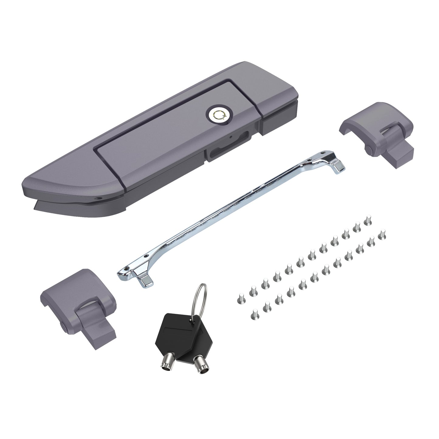 Tour Trunk Pack Latches and Hinges:Kit for Mats Csrewy Razor, Chopped, and King Tour Trunk Packs