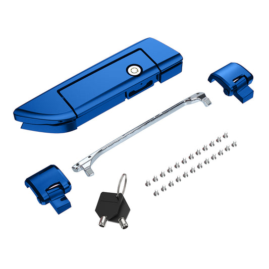 Color-Matched Tour Trunk Pack Latches and Hinges:Kit for Mats Csrewy Razor, Chopped, and King Tour Trunk Packs