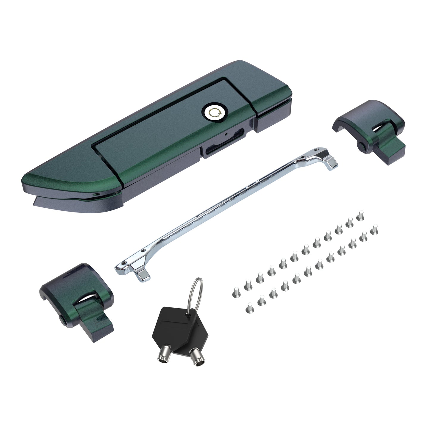 Tour Trunk Pack Latches and Hinges:Kit for Mats Csrewy Razor, Chopped, and King Tour Trunk Packs