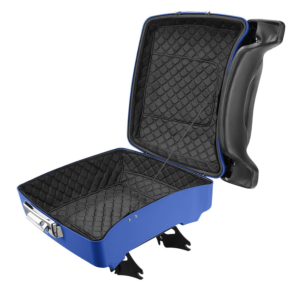 Mats-CsrewyDetachable Chopped Tour Trunk Pack Kits for Touring with Tour Trunk Pack LinersSET001-Blue MaxDetachable Chopped Tour Trunk Pack Kits for Touring with Tour Trunk Pack Liners