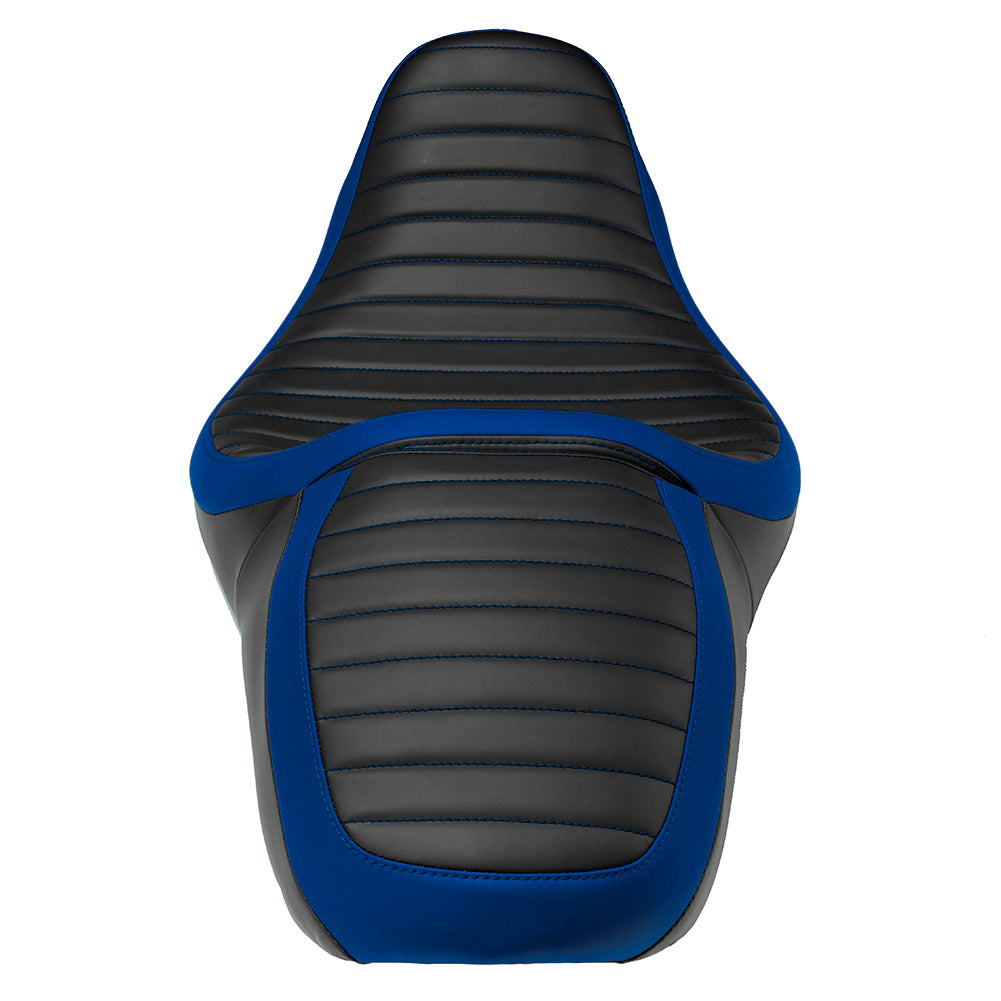 2-Up One-Piece Passenger Seat Fit for  '09-'23 Touring and Tri Glide Models