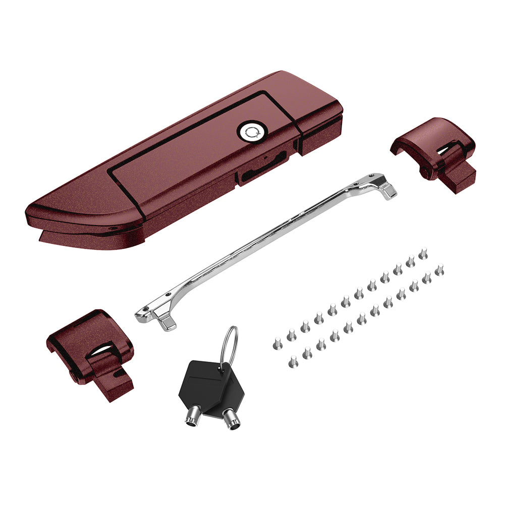 Color-Matched Tour Trunk Pack Latches and Hinges:Kit for Mats Csrewy Razor, Chopped, and King Tour Trunk Packs