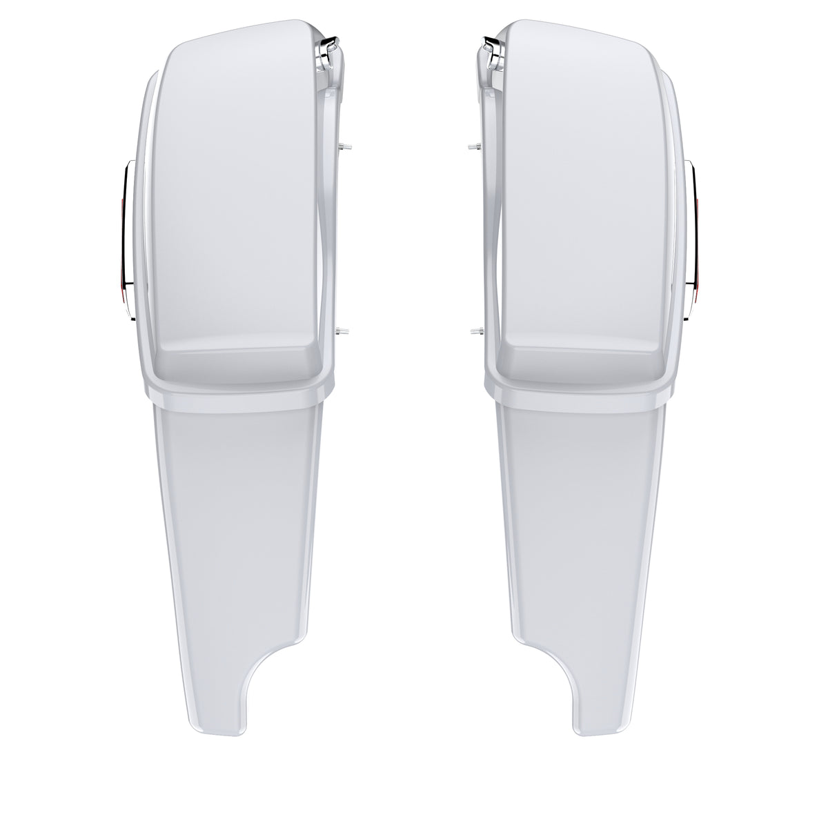 3.93" Stretched Saddlebag Bottoms with Lids - Fit for Harley Touring (2014+)