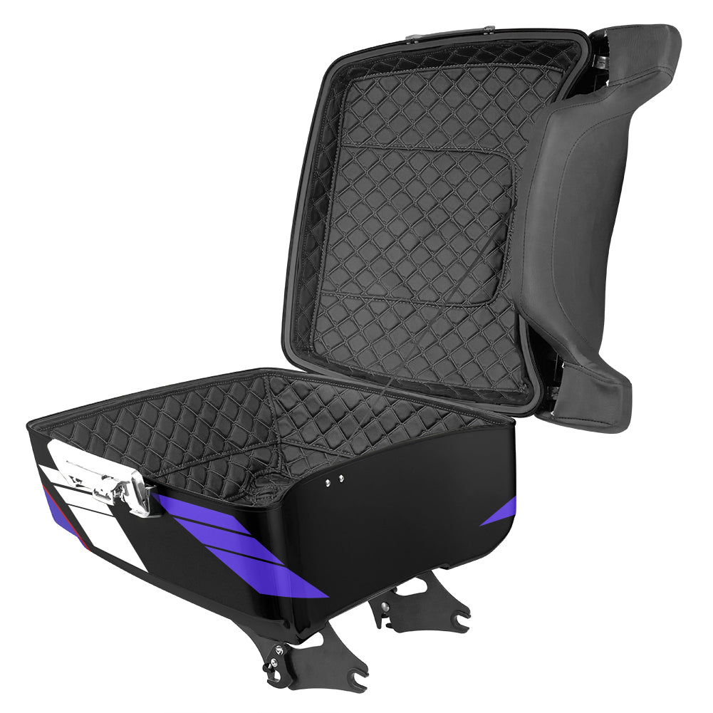 Mats-Csrewy Color-Matched Detachable King Tour Pack Kit with Liner For '93–'26 Harley Touring