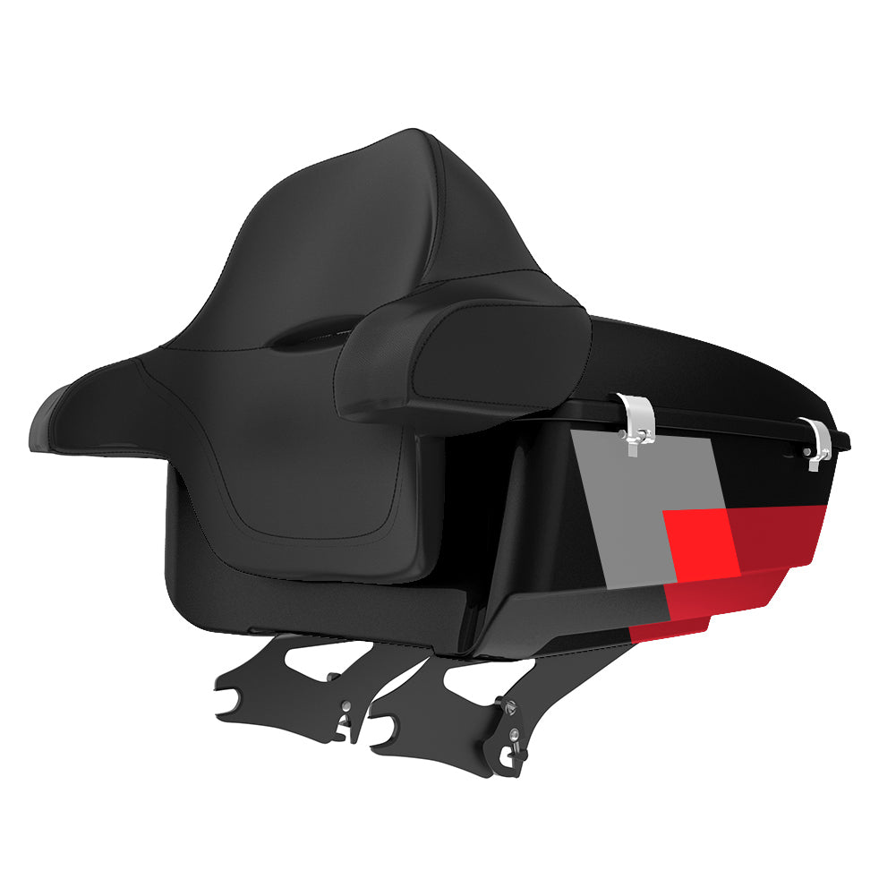 Mats-Csrewy Detachable King Tour Pack Kit For '93–'26 Harley Touring