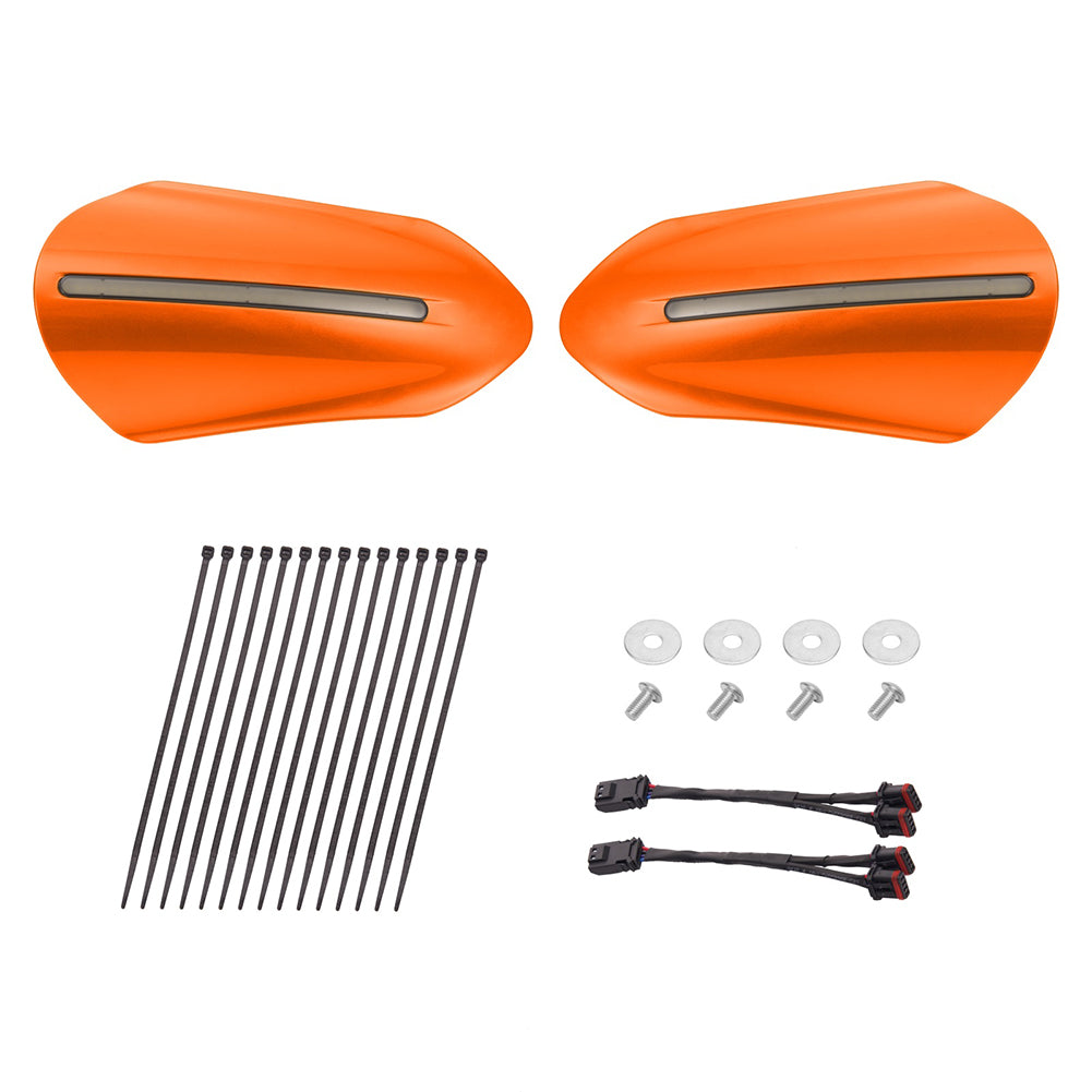 Hand Guards with LED - Fit for Harley Touring & Softail