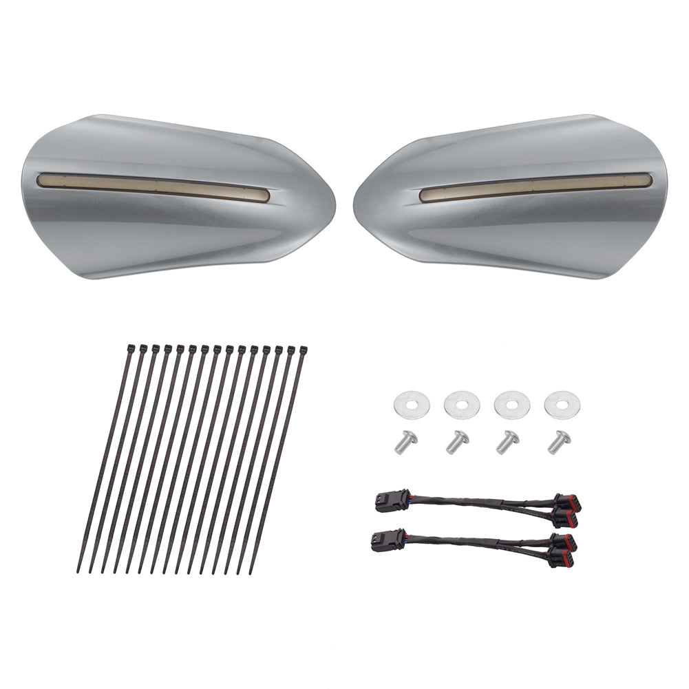 Hand Guards with LED - Fit for Harley Touring & Softail