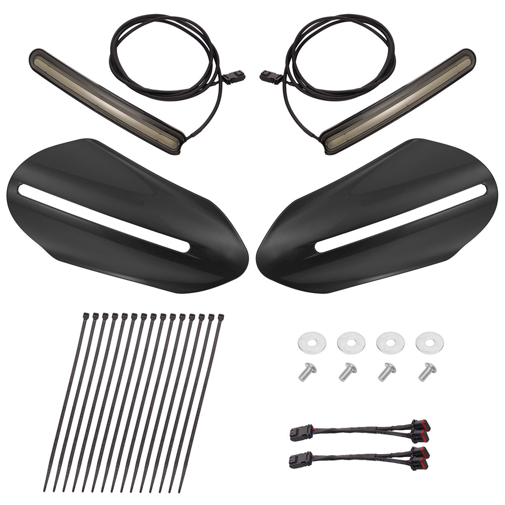 Hand Guards with LED - Fit for Harley Touring & Softail