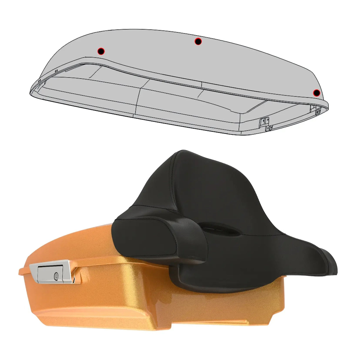 Mats-CsrewyPre-Drilled Holes for Tour Trunk Pack BackrestZT011-C-pre drillPre-Drilled Holes for Tour Trunk Pack Backrest