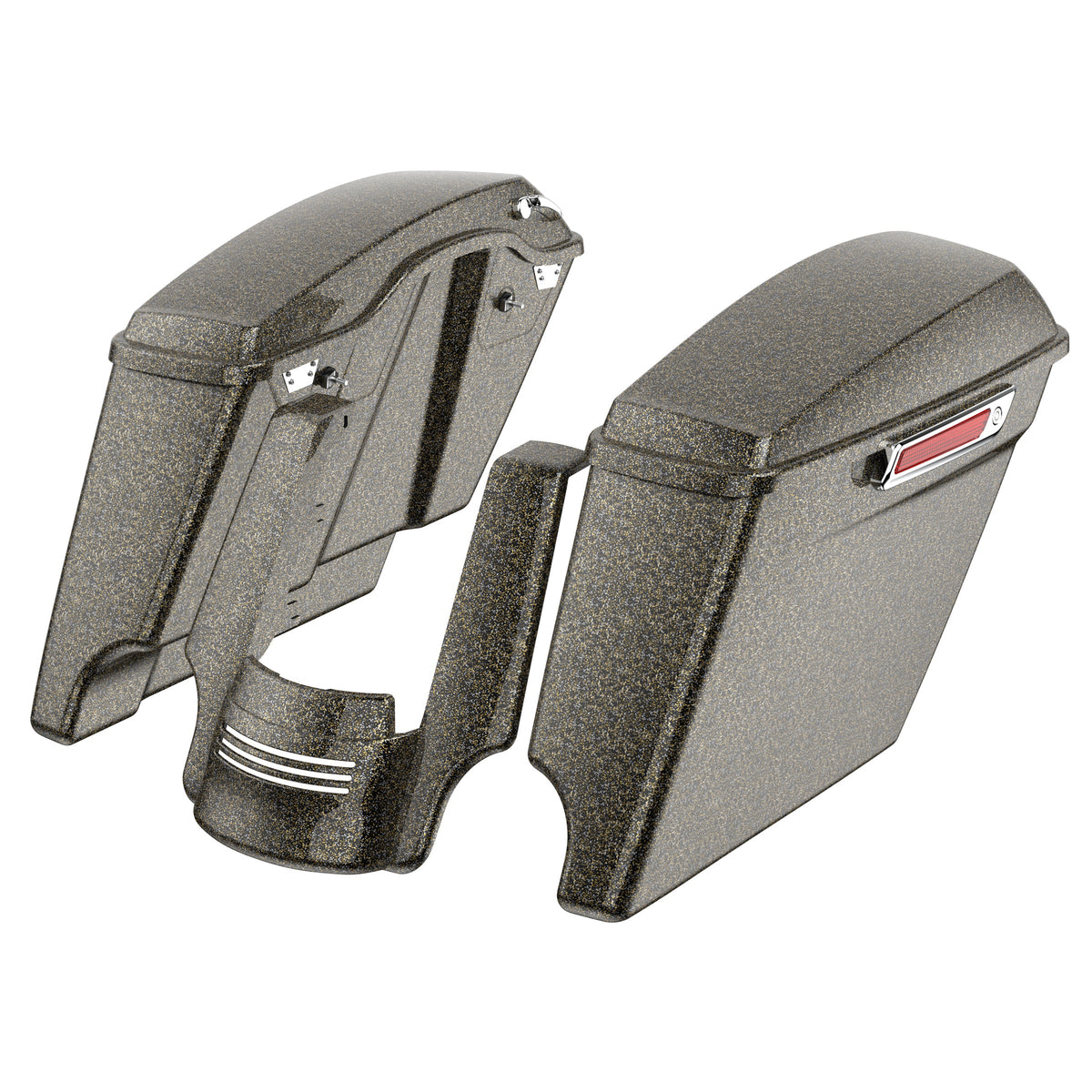Mats-CsrewyStretched Saddlebag Bottoms with Lids & Rear Fender Extension - Fit for Harley Touring (2014+)Stretched Saddlebag Bottoms with Lids & Rear Fender Extension - Fit for Harley Touring (2014+)