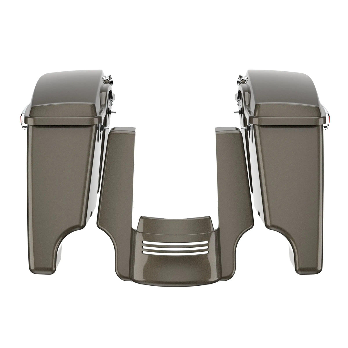 Mats-CsrewyStretched Saddlebag Bottoms with Lids & Rear Fender Extension - Fit for Harley Touring (2014+)SET007-River Rock GrayStretched Saddlebag Bottoms with Lids & Rear Fender Extension - Fit for Harley Touring (2014+)