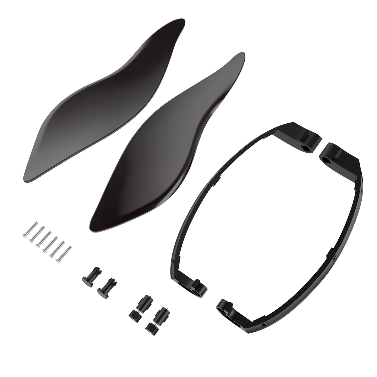 Adjustable Fairing Air Deflectors - Fit for Harley Batwing (2014-2023)
