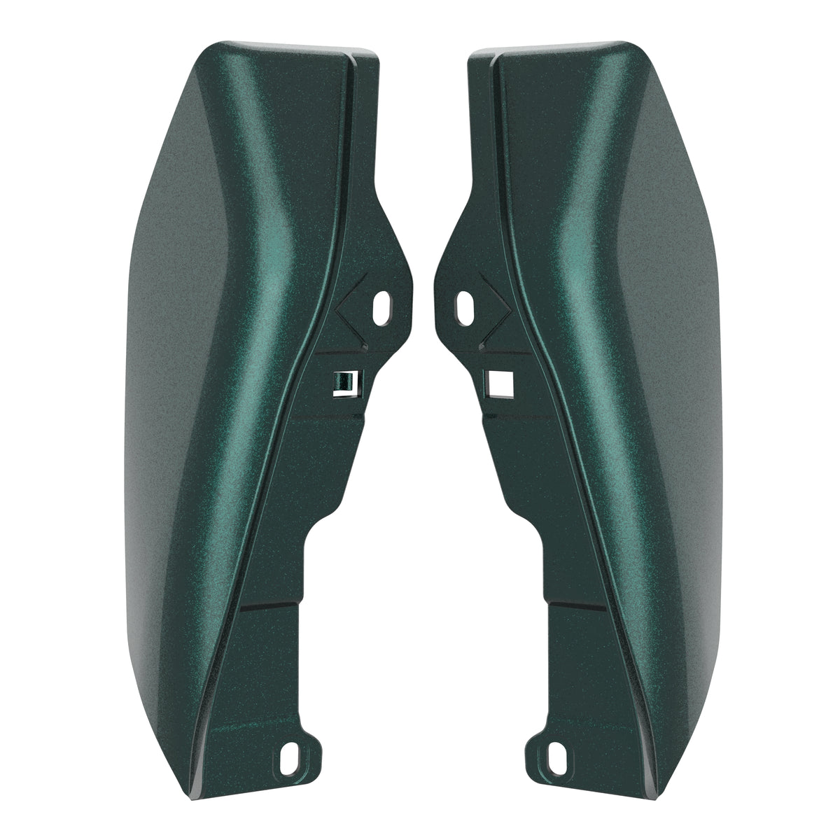 Mats-Csrewy Mid Frame Air Deflectors & Heat Shield for Harley Touring 09-25